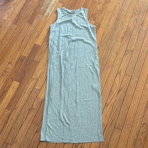 A New Day Striped Gray Maxi Dress